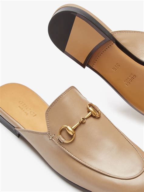 gucci princetown leather &|Gucci princetown mule beige.